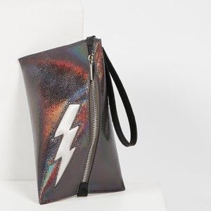 Free People Spectrum Coin Pouch in gunmetal